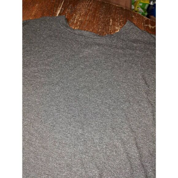 Large Joyspun Black Lightweight Crew Neck High Low Pullover Knit Sweater - Picture 3 of 6